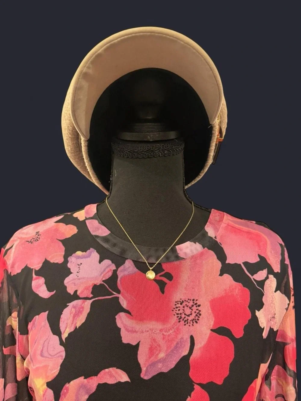 AFRM Black Maxi Dress with Pink, Coral & Yellow Floral Print - Picture 4 of 8
